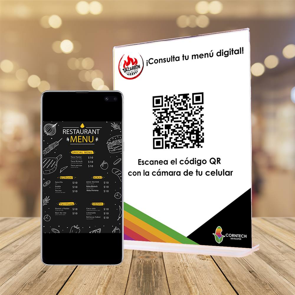 Menú digital con QR